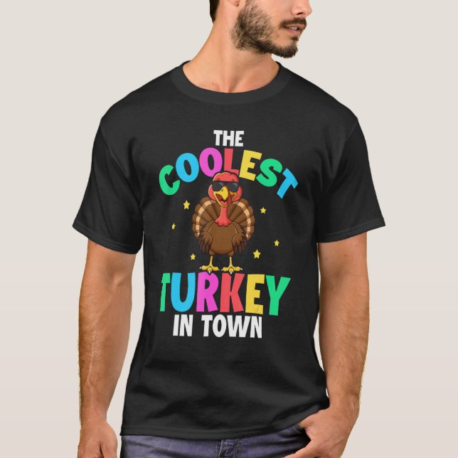 Camiseta A Turquia Mais Fria Na Cidade Turquia Criança Graç (Frente)