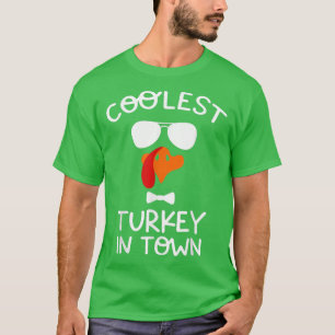 Camiseta A Turquia Mais Fria Na Cidade Vibes Dia De Ação De
