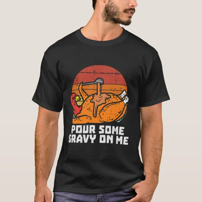 Camiseta A Turquia Me Engana Um Pouco De Engraçado Homens D (Frente)