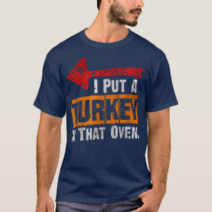 Camiseta A Turquia naquele Pai Forno de Ação de Graças