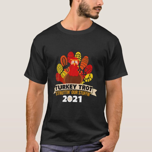 Camiseta A Turquia Trot Arranjando O Nosso Enchimento 2021 (Frente)