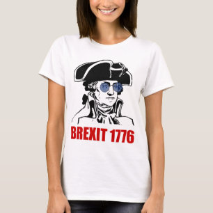 Camiseta A UE 1776 de George Washington Brexit embandeira