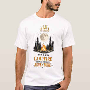 Camiseta A Última Fogueira Nunca É A Última Aventura - Fi
