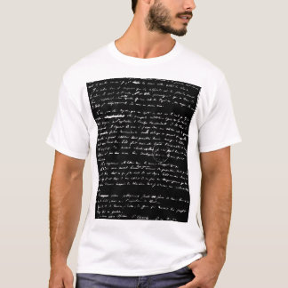 Camiseta A última letra de Galois