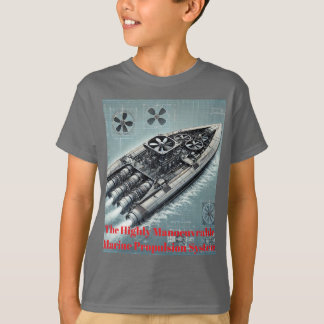 Camiseta "A Última Propulsão Marinha" Projetada Por T-Shirt