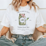Camiseta A última seleção | Fim de Semana de Bachelorette<br><div class="desc">Faça o seu esquadrão de noiva combinar e pronto para o martini com a camiseta do fim de semana da última picada! Apresentando um frasco de picles de aquarela amarrado com um arco rosa e um copo de martini de picles, esta árvore lúdica é perfeita para noivas e besties que...</div>