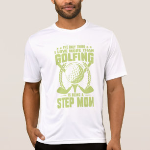 Camiseta a única coisa que amo mais do que jogar golfe é es