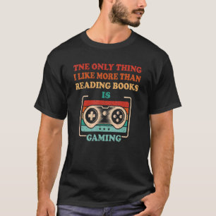Camiseta A Única Coisa Que Eu Gosto Mais Do Que Ler Livros 