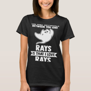 Camiseta A única diferença entre você e os raios é que eu a