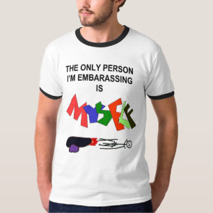 Camiseta A única pessoa im que estorvam é eu mesmo