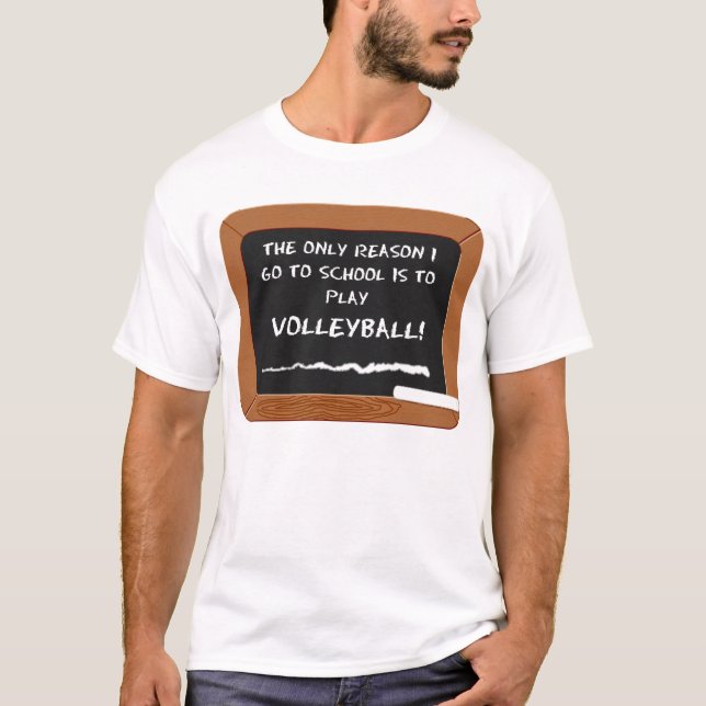 Camiseta A única razão eu vou à escola… (Frente)