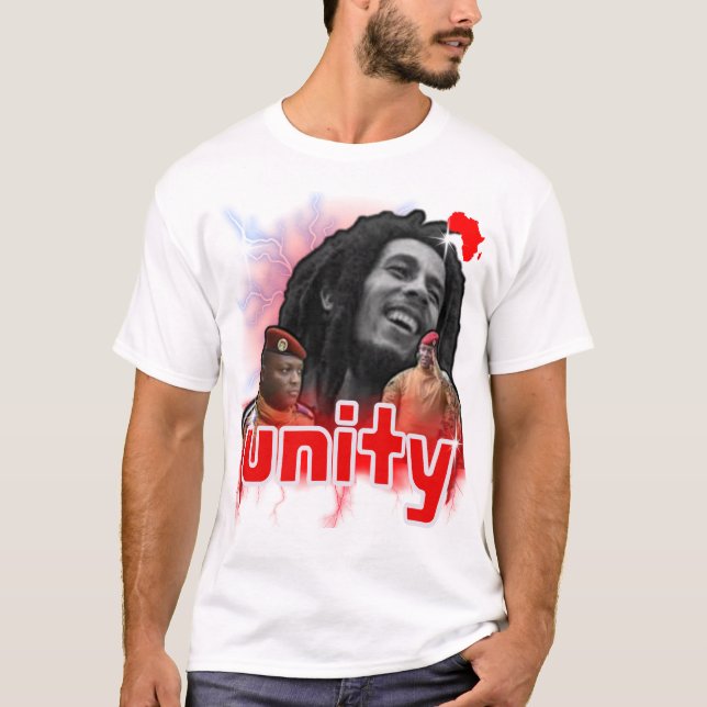 Camiseta A unidade da África. (Frente)