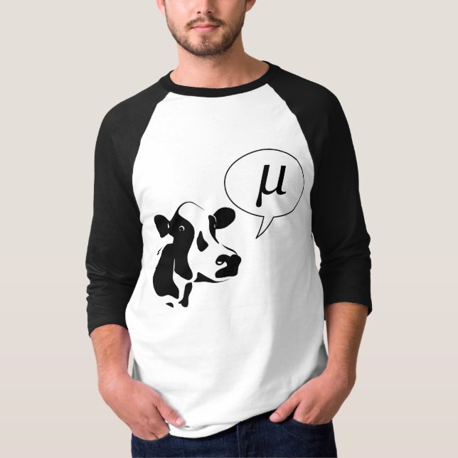 Camiseta A vaca científica vai MU (Frente)