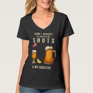 Camiseta A vacina não se preocupa que eu tenha tido meus sa