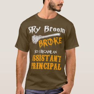 Camiseta A vassoura-de-bruxa-assistente quebrou o Clássico