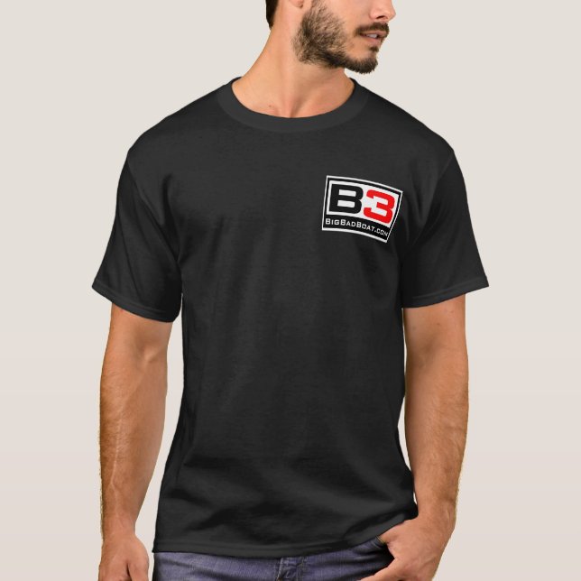 Camiseta A velocidade excita T preto (Frente)