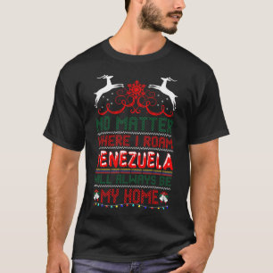 Camiseta A Venezuela Sempre Será O Meu Presente De Natal Em