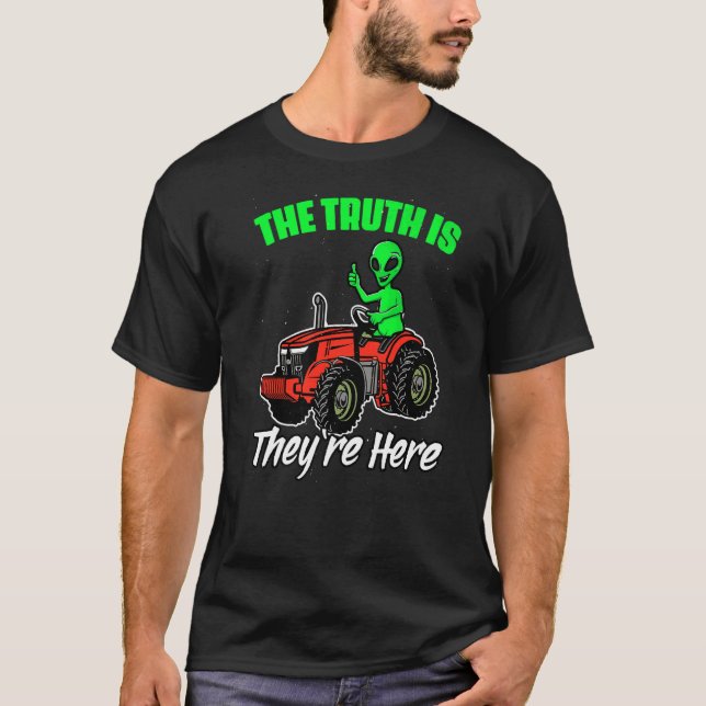Camiseta A Verdade Crenças De Alienígenas Exteriores Para T (Frente)