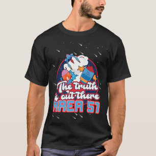 Camiseta A Verdade Está Lá Fora - Área 51 Eu Quero Acredita
