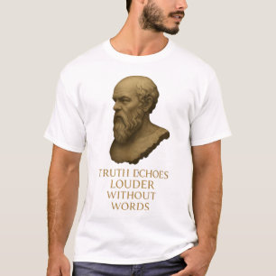 Camiseta A VERDADE SILENCIOSA – Ecos em Mármore
