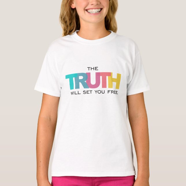Camiseta A Verdade te libertará (Frente)