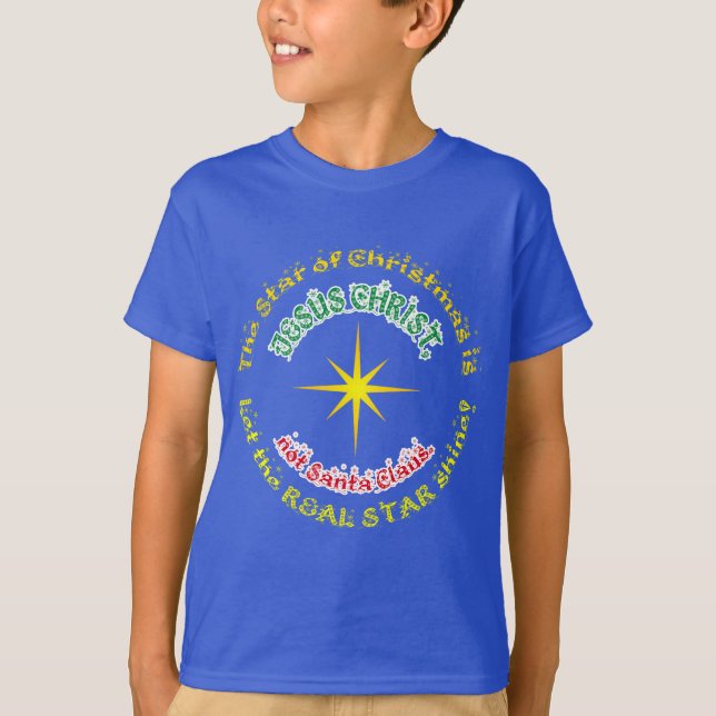 Camiseta A verdadeira estrela do Natal (Frente)
