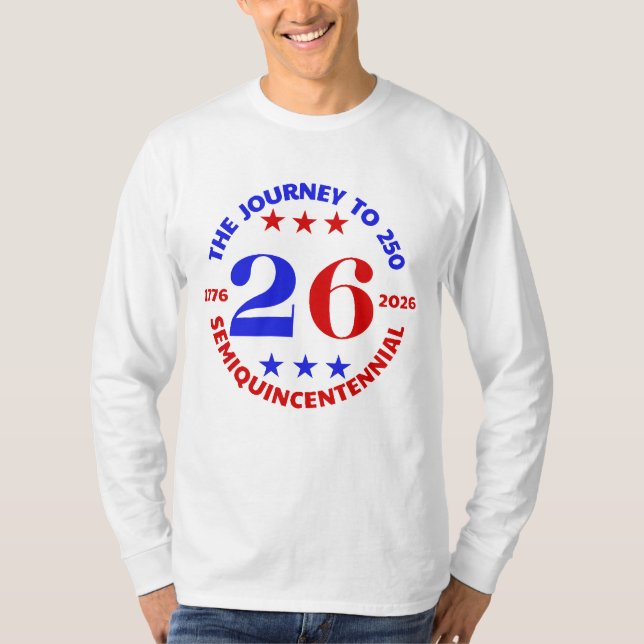 CAMISETA A VIAGEM ATÉ 250: SEMIQUINCENTENNIAL (Frente)