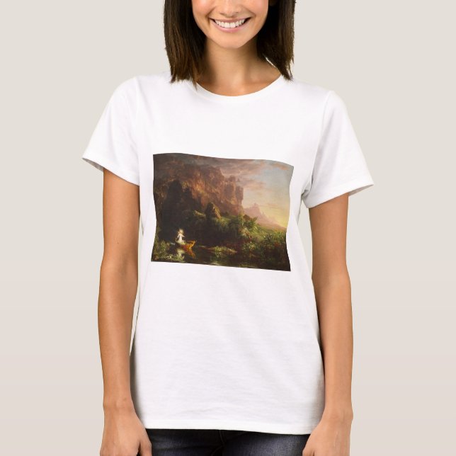 Camiseta A Viagem da Vida: Infância - Thomas Cole (Frente)