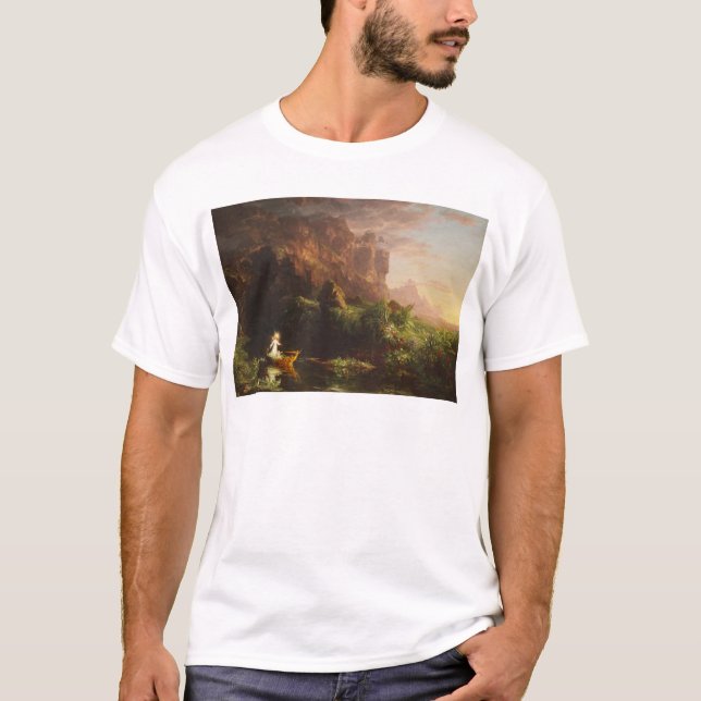Camiseta A Viagem da Vida: Infância - Thomas Cole (Frente)
