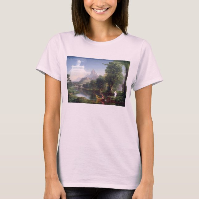 Camiseta A viagem da vida - juventude pelo Cole de Thomas (Frente)