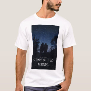 Camiseta A Viagem de Dois Amigos: Uma História de Camiseta"