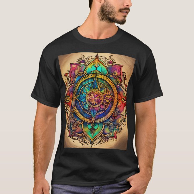 Camiseta A Viagem do Herói" (Frente)