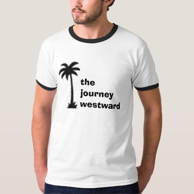 Camiseta a viagem para o oeste (Frente)