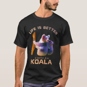 Camiseta A Vida Colorida É Melhor Com Uma Ani Selvagem De K