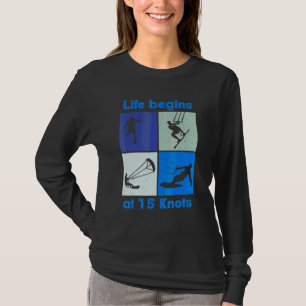 Camiseta A Vida Começa a 15 Nós Estilo de Vida Vintage 1