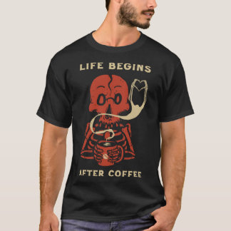 Camiseta A Vida Começa Após O Café