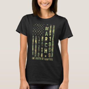 Camiseta A Vida Começa Com 54 Nasceres Em Março De 1969 O A