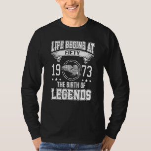 Camiseta A Vida Começa Em 51.1973 O Nascimento Das Legendas