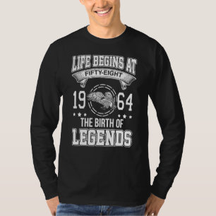 Camiseta A Vida Começa Em 58 De 1964 O Nascimento Da Legend