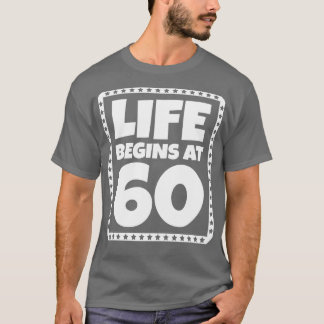 Camiseta A vida começa em 60 1