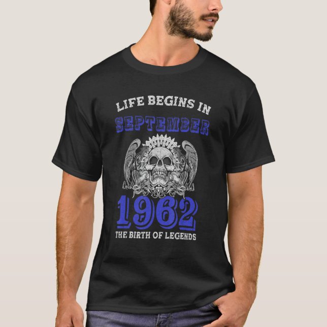 Camiseta A Vida Começa Em Setembro De 1962 O Nascimento Da  (Frente)