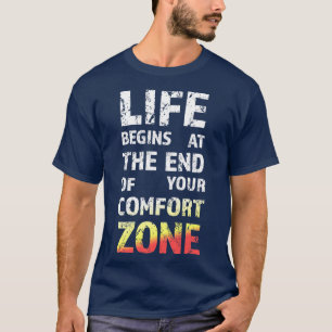 Camiseta A Vida Começa No Fim Da Sua Zona De Conforto 2