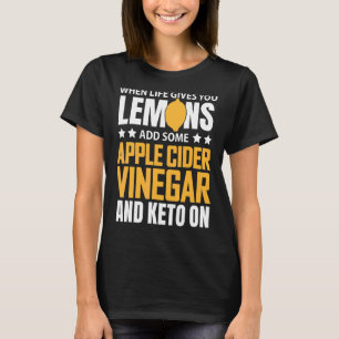 Camiseta A Vida Dá-Nos Limões De Chão No Estilo De Vida Que