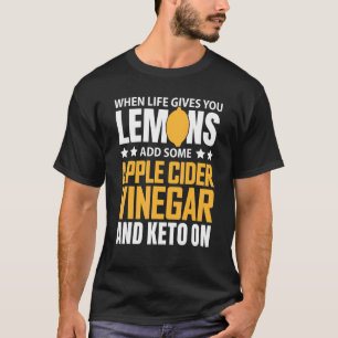 Camiseta A Vida Dá-Nos Limões De Chão No Estilo De Vida Que