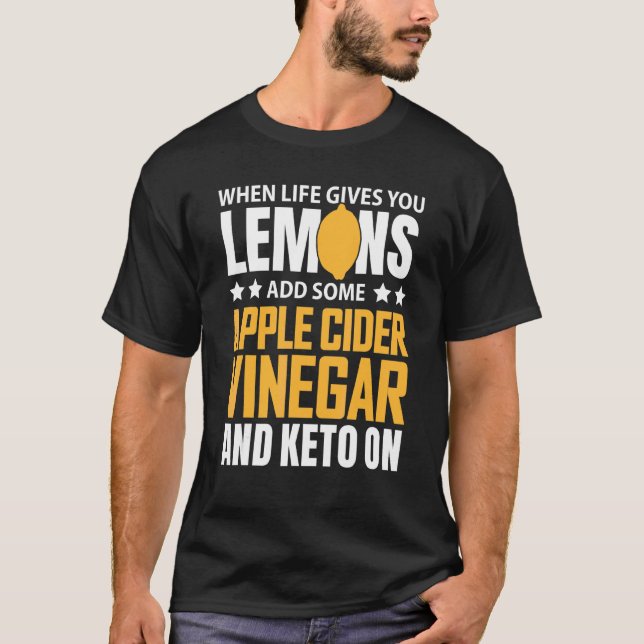 Camiseta A Vida Dá-Nos Limões De Chão No Estilo De Vida Que (Frente)
