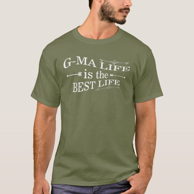 Camiseta A vida das Mães é a melhor mulher para a mãe (Frente)
