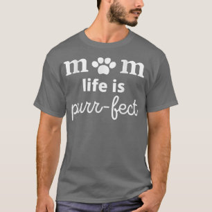 Camiseta A vida das mães é pura, engraçada mamãe ama gráfic