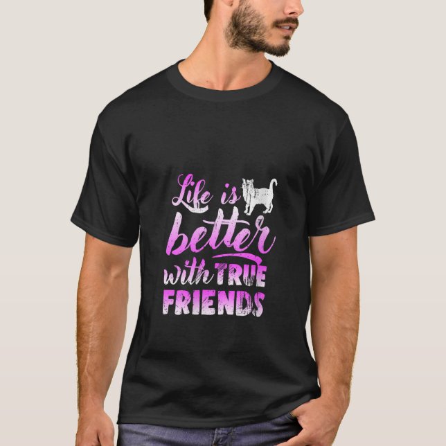 Camiseta A Vida Das Mulheres É Melhor Com Os Amigos Verdade (Frente)