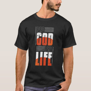 Camiseta A vida de geração da vida prolife começa a republi