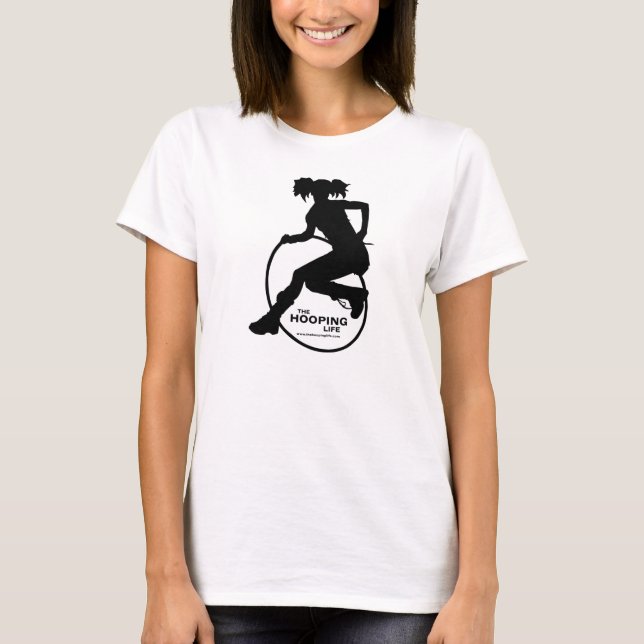 Camiseta A vida de Hooping - mulher dos espaguetes (Frente)